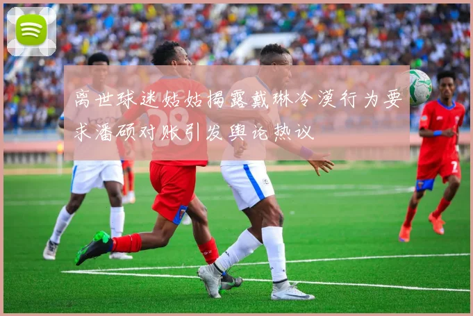 离世球迷姑姑揭露戴琳冷漠行为要求潘硕对账引发舆论热议